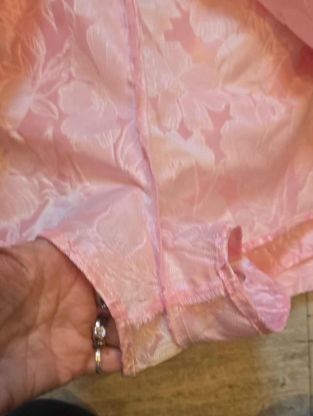 Altar'd State Bubblegum Pink Floral Pleated Skort - Picture 3 of 9